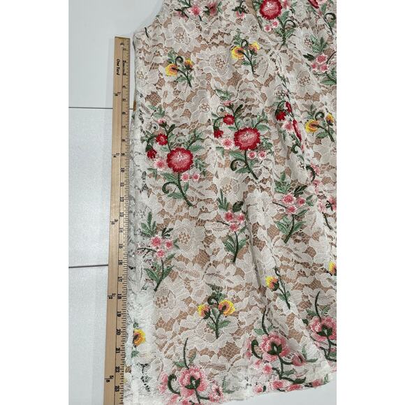Belle by Badgley Mischka Eve Dress Floral Lace Size 8 NWT - Picture 11 of 14